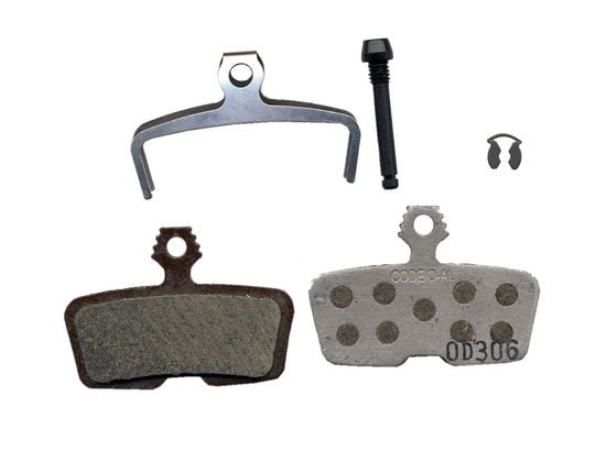 PASTIGLIE FRENO SRAM AVID CODE 2011+ GUIDE RE/G2 DB8 ALLUMINIO ORGANICHE CON MOLLA