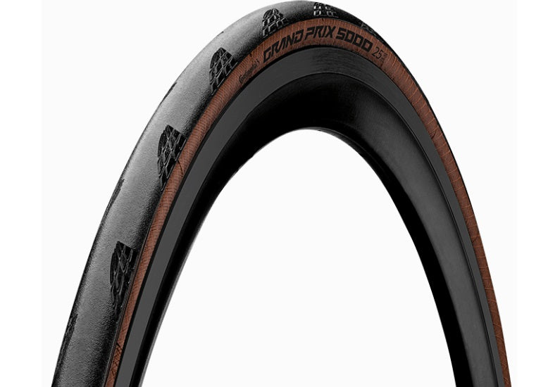 COPERTURA CONTINENTAL GRAND PRIX 5000 700X25 BLACK/TRANSPARENT SKIN FOLDABLE