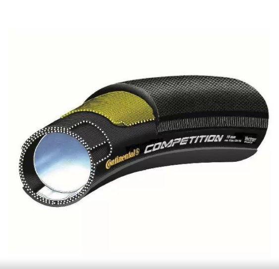 TUBOLARE CONTINENTAL Competition 28x25mm VectranBreaker BlackChili Nero