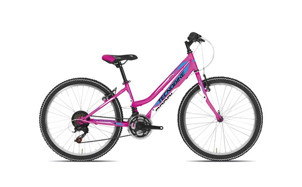 BICICLETTA TECNOBIKE 24 MTB DONNA 18 VELOCITÀ