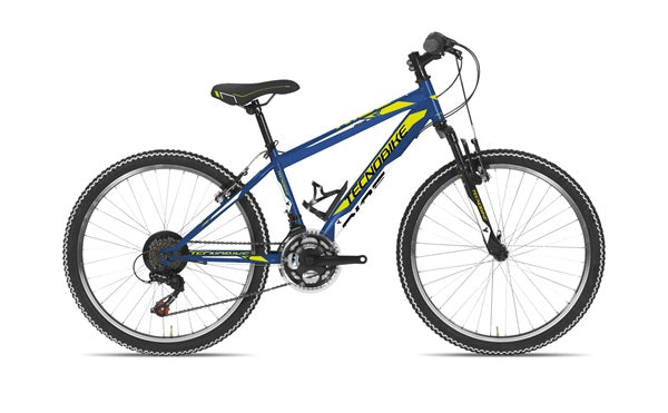 BICICLETTA TECNOBIKE 24 MTB UOMO 18 VELOCITÀ