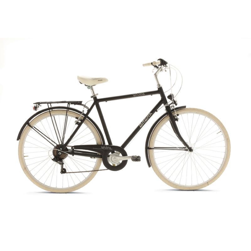 BICICLETTA BRERA 28 UNICA 6V NERO OPACO