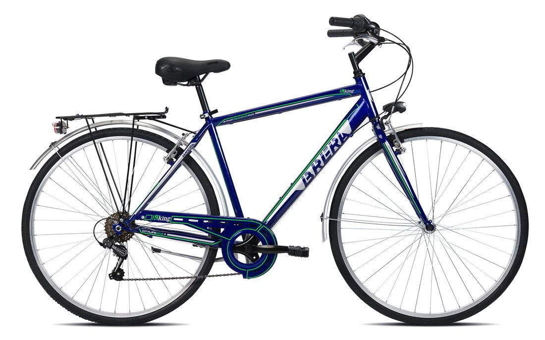 BICICLETTA BRERA 28 KING CTB 6V BLU VERDE 50