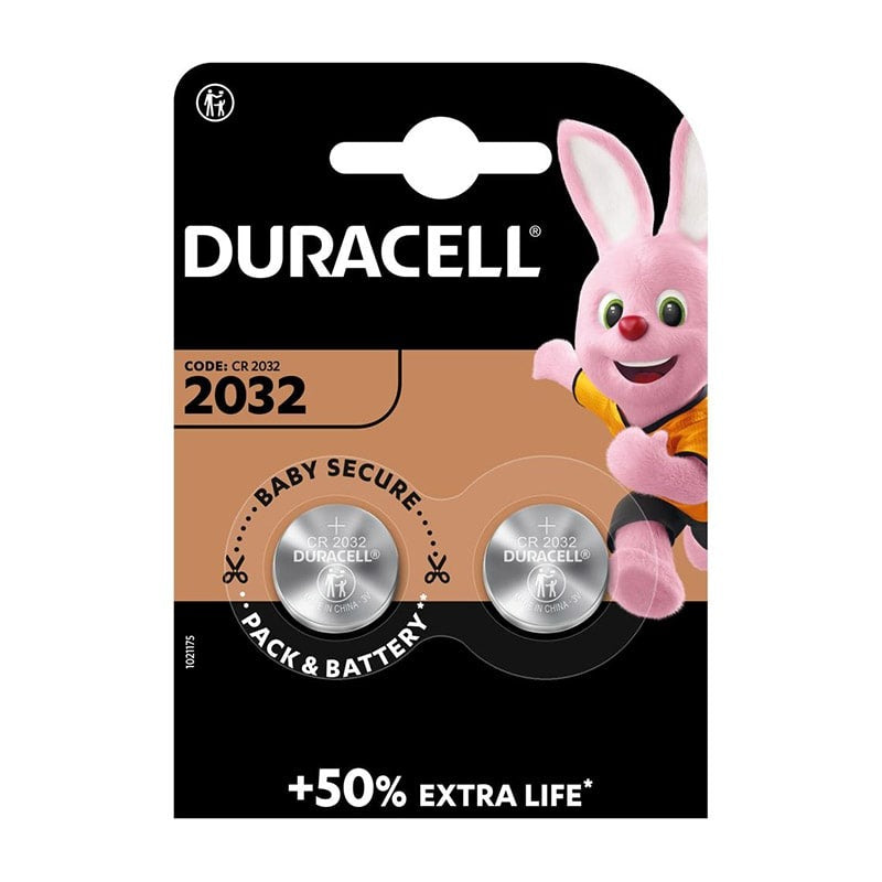 BATTERIA DURACELL DL2032 - Blister 2 Pezzi