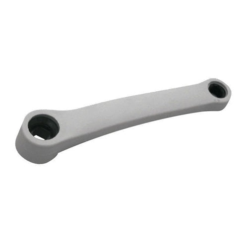 PEDIVELLA MVTEK SINISTRA 170mm GRIGIO ACCIAIO RIVESTITO NYLON