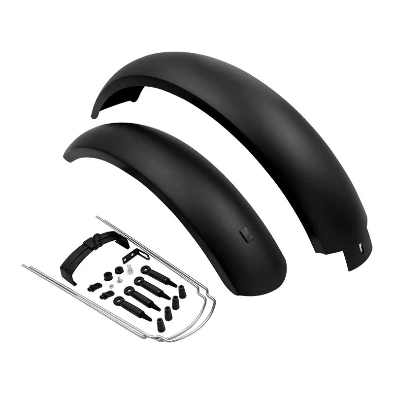 PARAFANGHI MVTEK 20 FAT BIKE PLASTICA COPPIA NERO