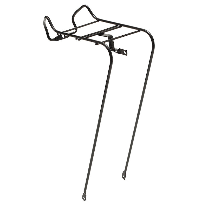 PORTAPACCO MVTEK ANTERIORE CITY BIKE 28 ACCIAIO ATTACCO PORTAFANALE CENTRALE NERO