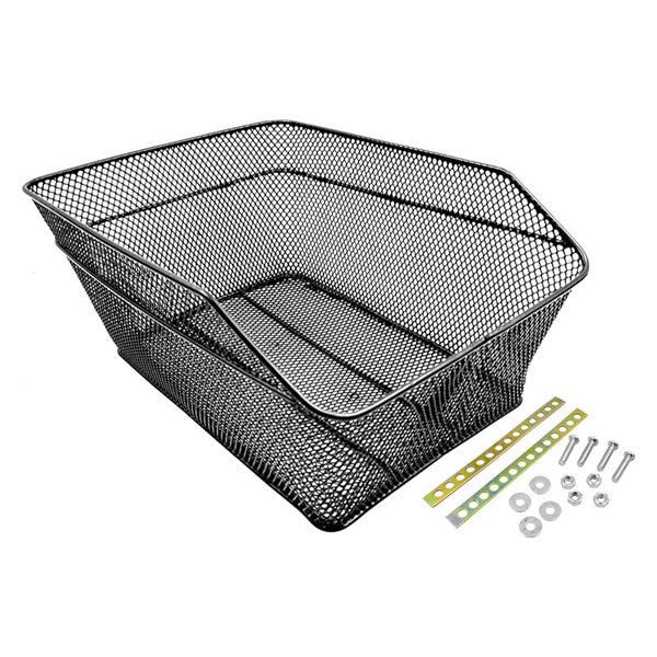 CESTINO MVTEK POSTERIORE RETTANGOLARE 38x28x17cm ACCIAIO NERO