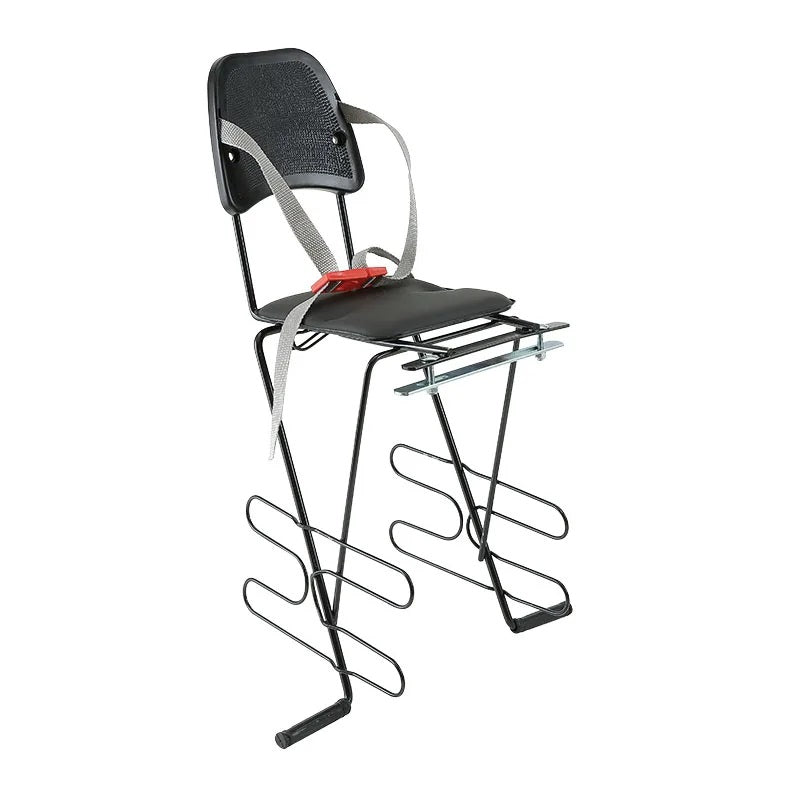 SEGGIOLINO MVTEK POSTERIORE CLASSIC RIGIDO IN ACCIAIO NERO