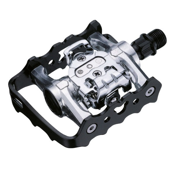 PEDALI VP COMPONENTS X92 NERO ARGENTO DOPPIA FUNZIONE