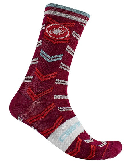 CALZINI CASTELLI TRANSITION 18 PRO RED