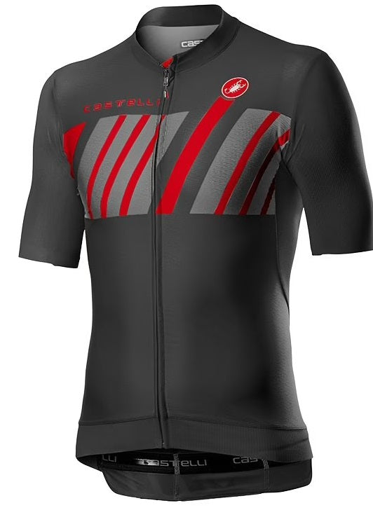 MAGLIA CASTELLI M/C HORS CATEGORIE BLACK/RED