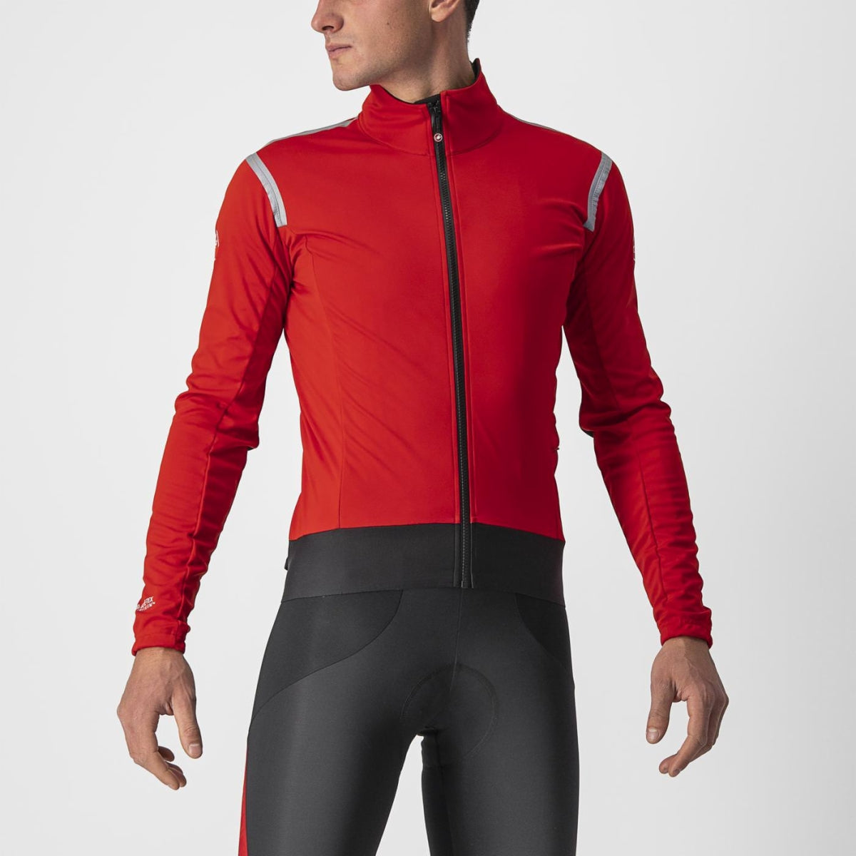 GIACCA CASTELLI ALPHA RoS 2 LIGHT JKT RED-SILVER REFLEX-BLACK