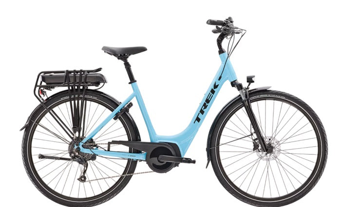 BICI ELETTRICA TREK VERVE+ 2 LOWSTEP XS AZZURRO 500WH GEN 2