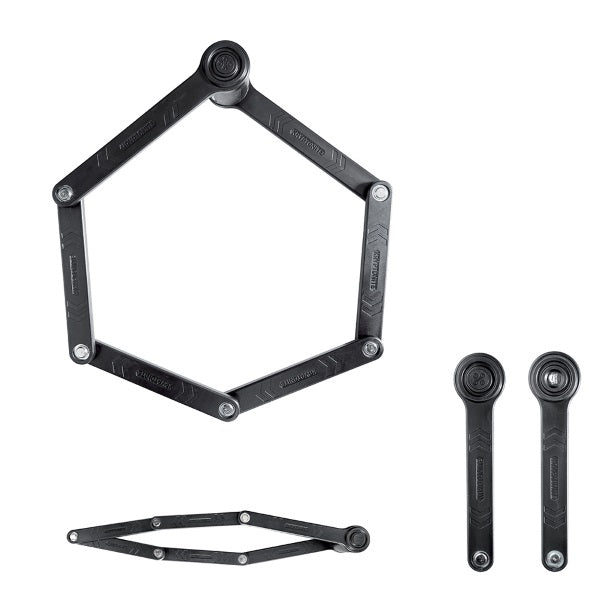 LUCCHETTO ANTIFURTO KRYPTONITE PIEGHEVOLE KEEPER 510 NERO