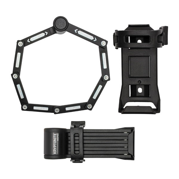 LUCCHETTO ANTIFURTO KRYPTONITE PIEGHEVOLE MINI KEEPER NERO