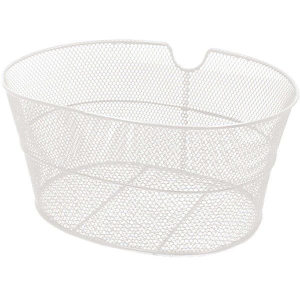 CESTINO EASY OVALE IN FERRO BIANCO