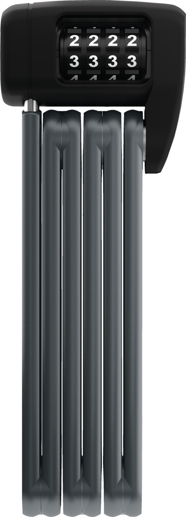 LUCCHETTO ANTIFURTO ABUS PIEGHEVOLE BORDO™ LITE NERO CON SUPPORTO SH 6055C/85