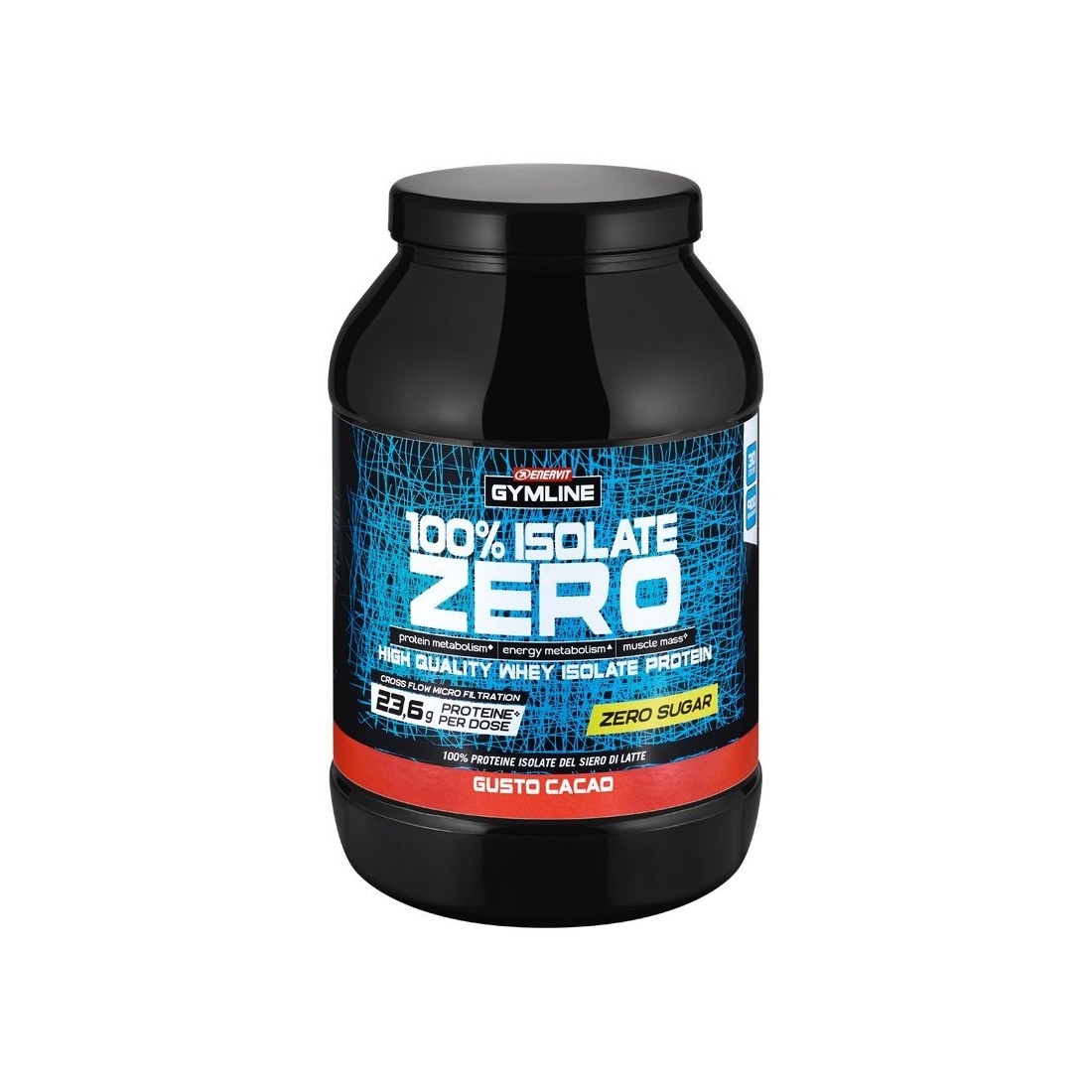 ENERVIT GYMLINE WHEY ZERO ISOLATE 100% Cacao 900g