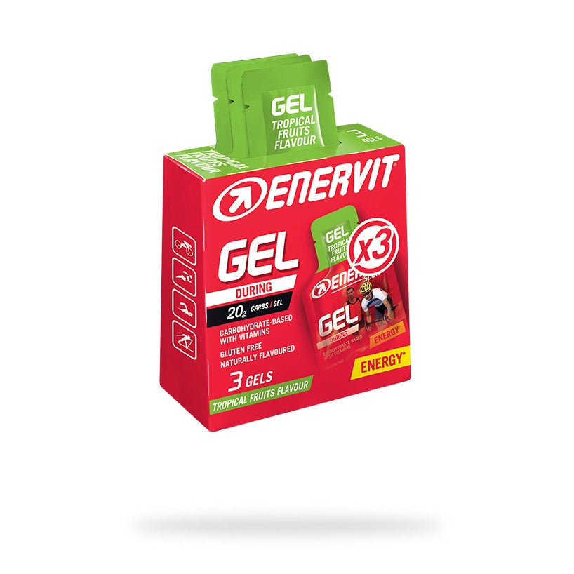 GEL FRUTTI TROPICALI ENERVIT astuccio da 3X25ml