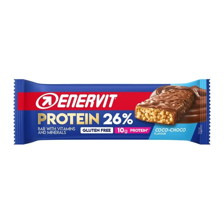 BARRETTA ENERVIT PROTEIN BAR 26% COCO CHOC 40G
