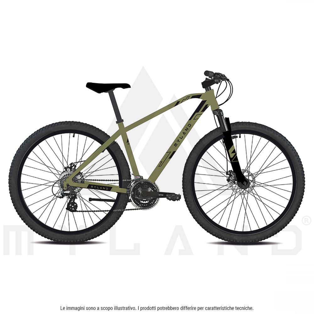 BICICLETTA MYLAND, MTB 29" 21V, DISCO MECCANICO, ALLUMINIO, ALTURA