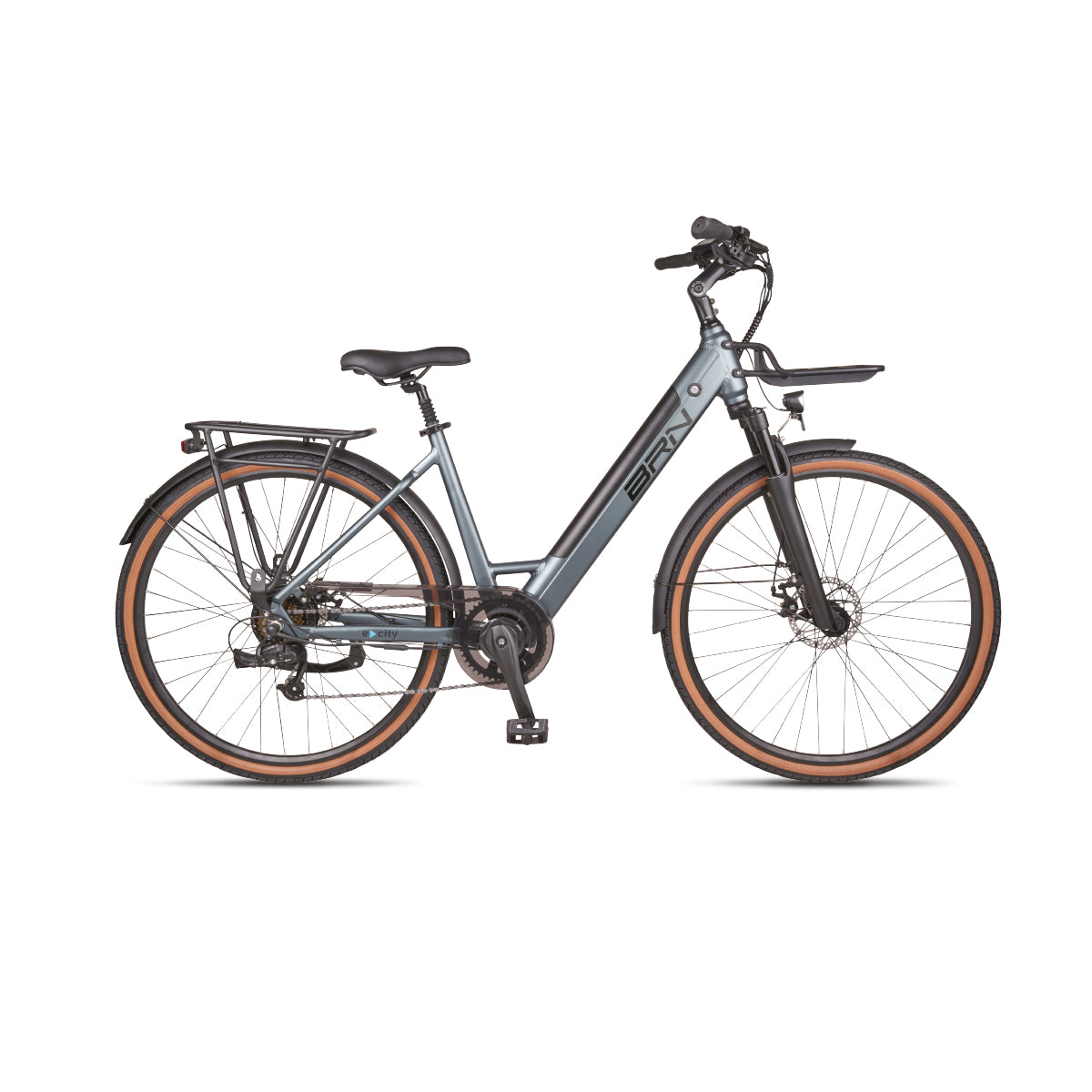 BICI ELETTRICA BRN CITY LC GRIGIA 36 VOLT 12.8 Ah