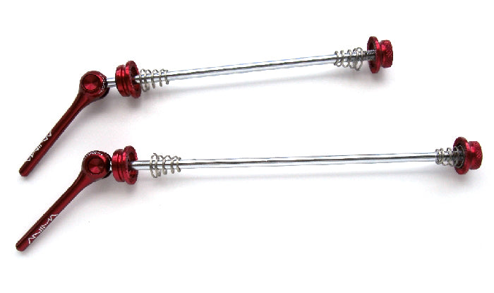 STOCK COPPIA BLOCCAGGI MOZZI CR-H ANIMA ANODIZZATI ROSSO