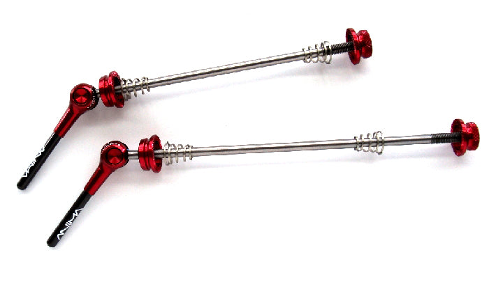 STOCK COPPIA BLOCCAGGI MOZZI TI-K ANIMA ANODIZZATI ROSSO