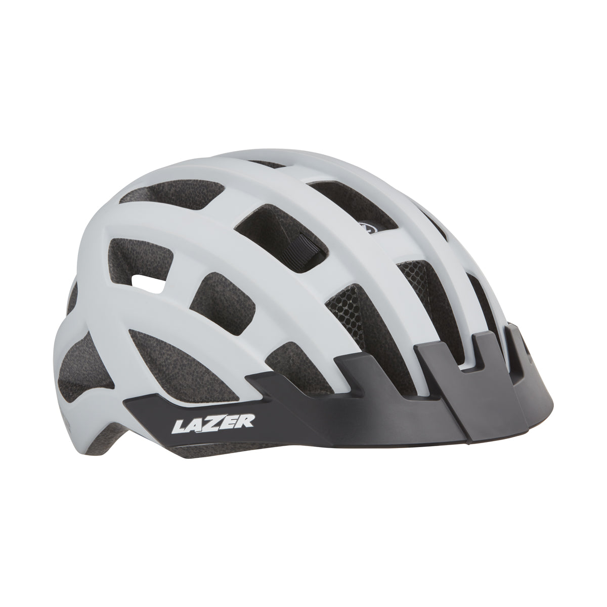 CASCO LAZER Compact DLX Matte White - Monotaglia