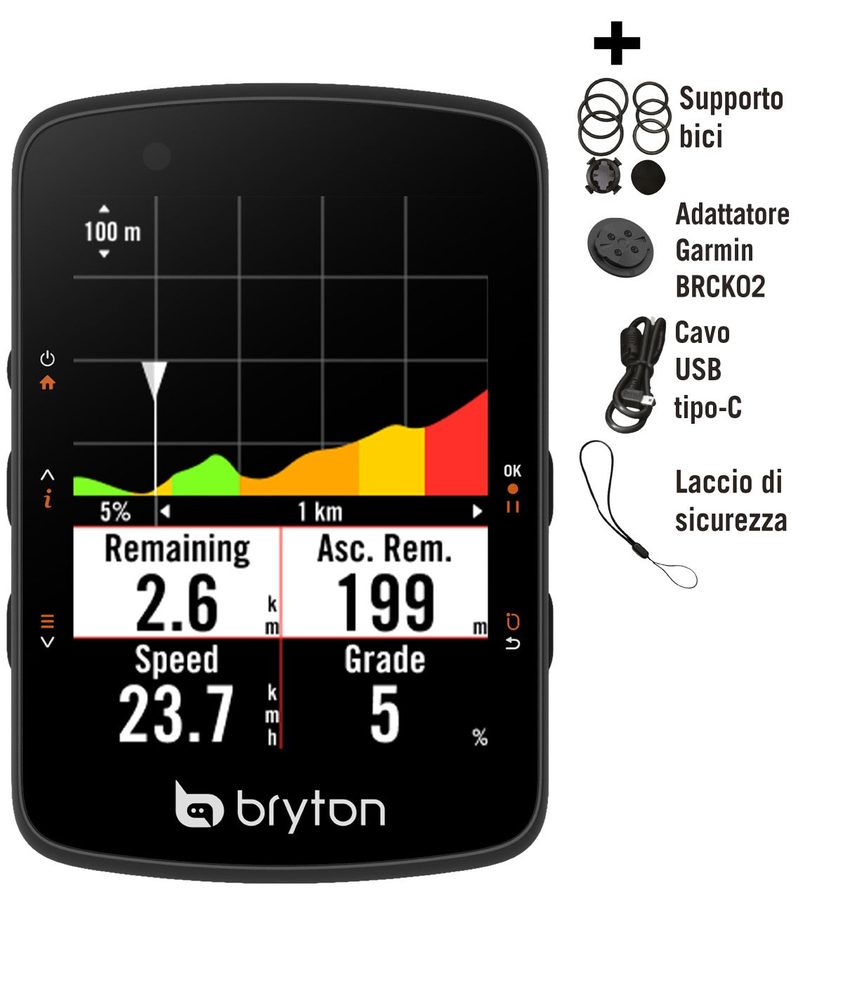 CICLOCOMPUTER BRYTON RIDER 550E