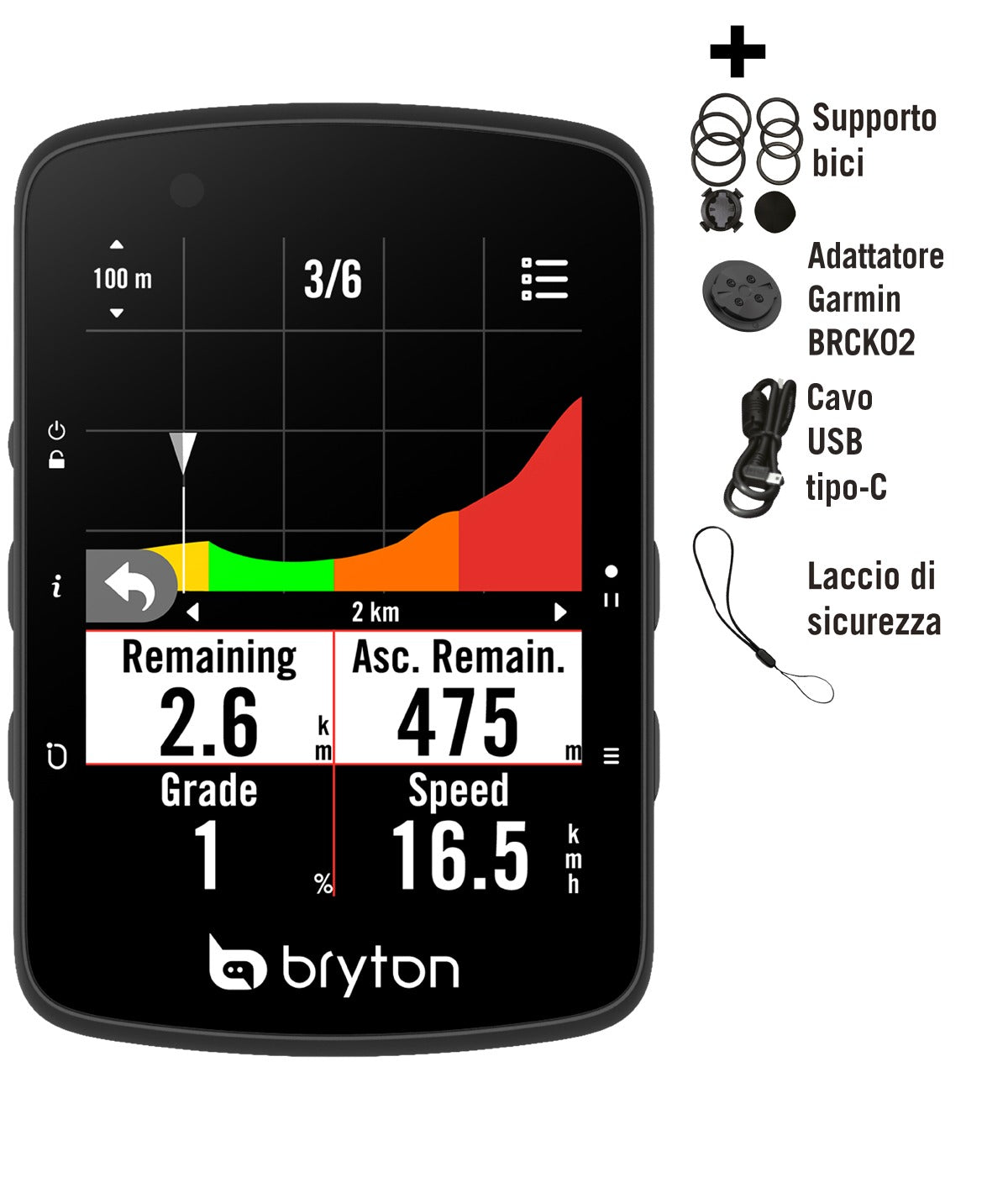 CICLOCOMPUTER BRYTON RIDER 650E
