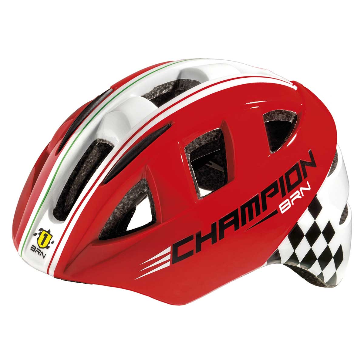 CASCO BRN BIMBO CHAMPION ROSSO BIANCO