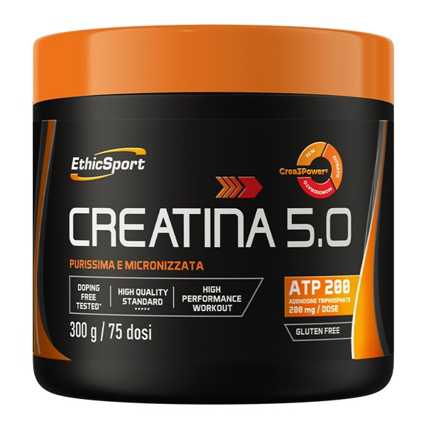 CREATINA 5.0 ETHIC SPORT 300gr MELA-POMPELMO ## Ethic Sport