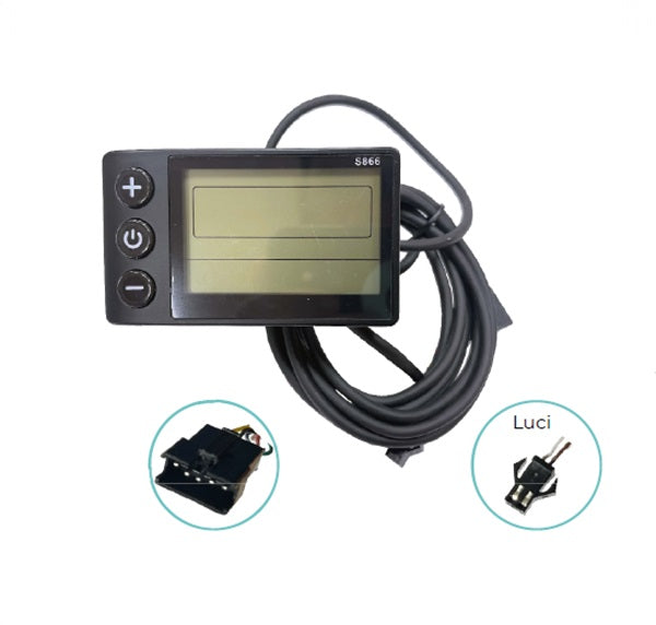 DISPLAY LCD PER E-BIKE IP20#