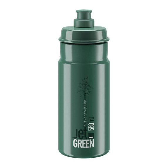 BORRACCIA ELITE JET GREEN VERDE SCURO LOGO BIANCO 550ML