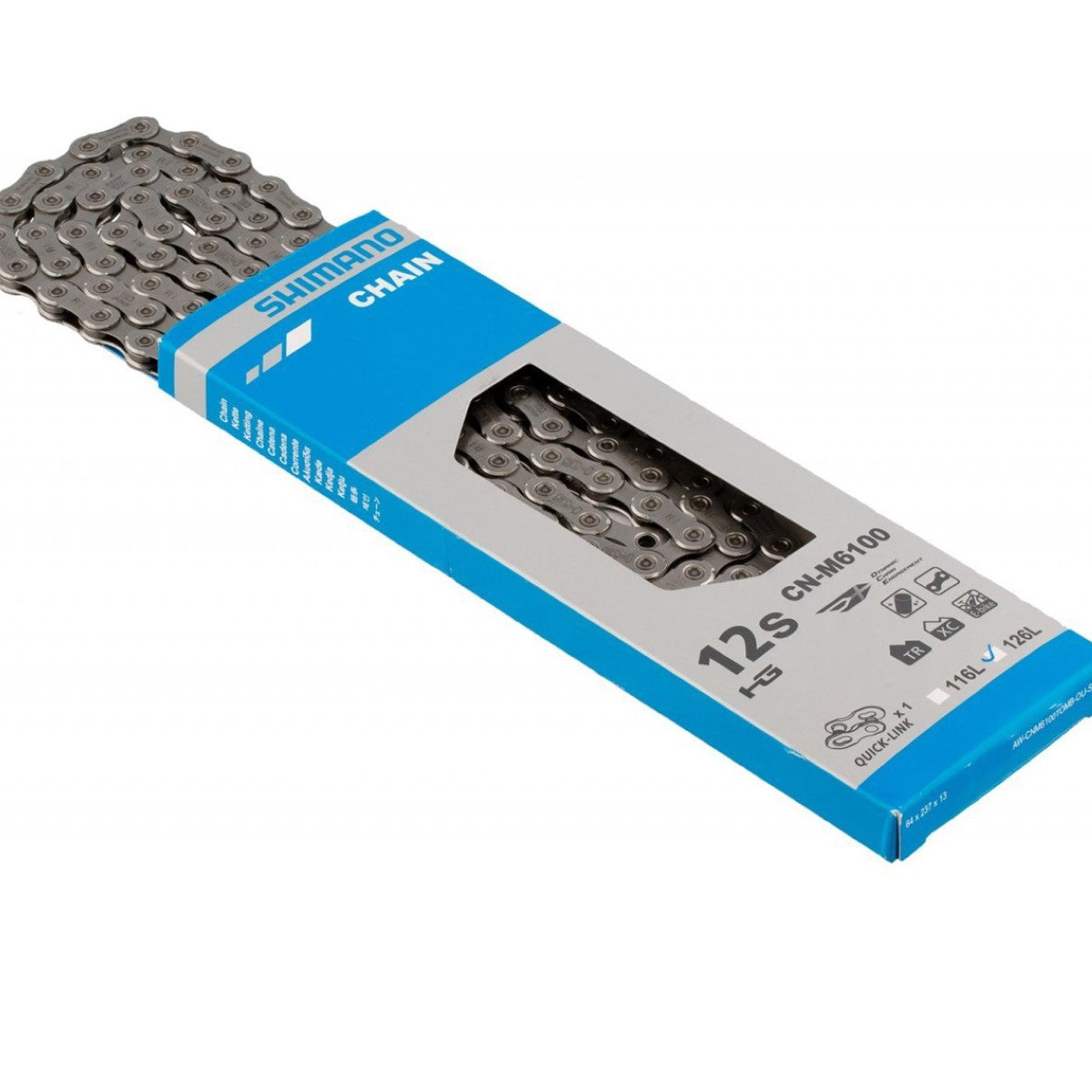 CATENA SHIMANO DEORE CN-M6100 12V E-BIKE RATED