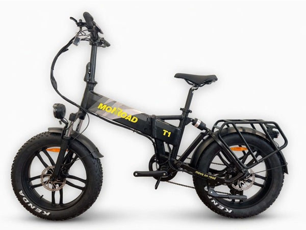 BICI ELETTRICA FAT MONROAD TANKAN T1 MOTORE ANANDA 250W 48 VOLT 17.5AH BIAMMORTIZZATA