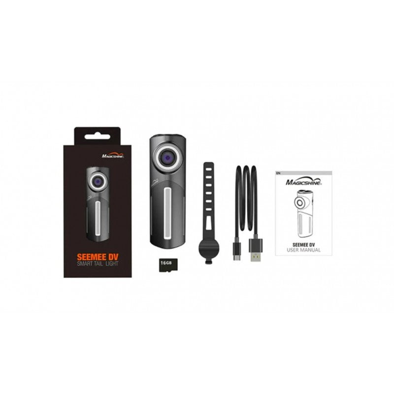 FANALE MAGIC SHINE POSTERIORE A LED ROSSO SEEMEE DV CON TELECAMERA POSTERIORE USB-C