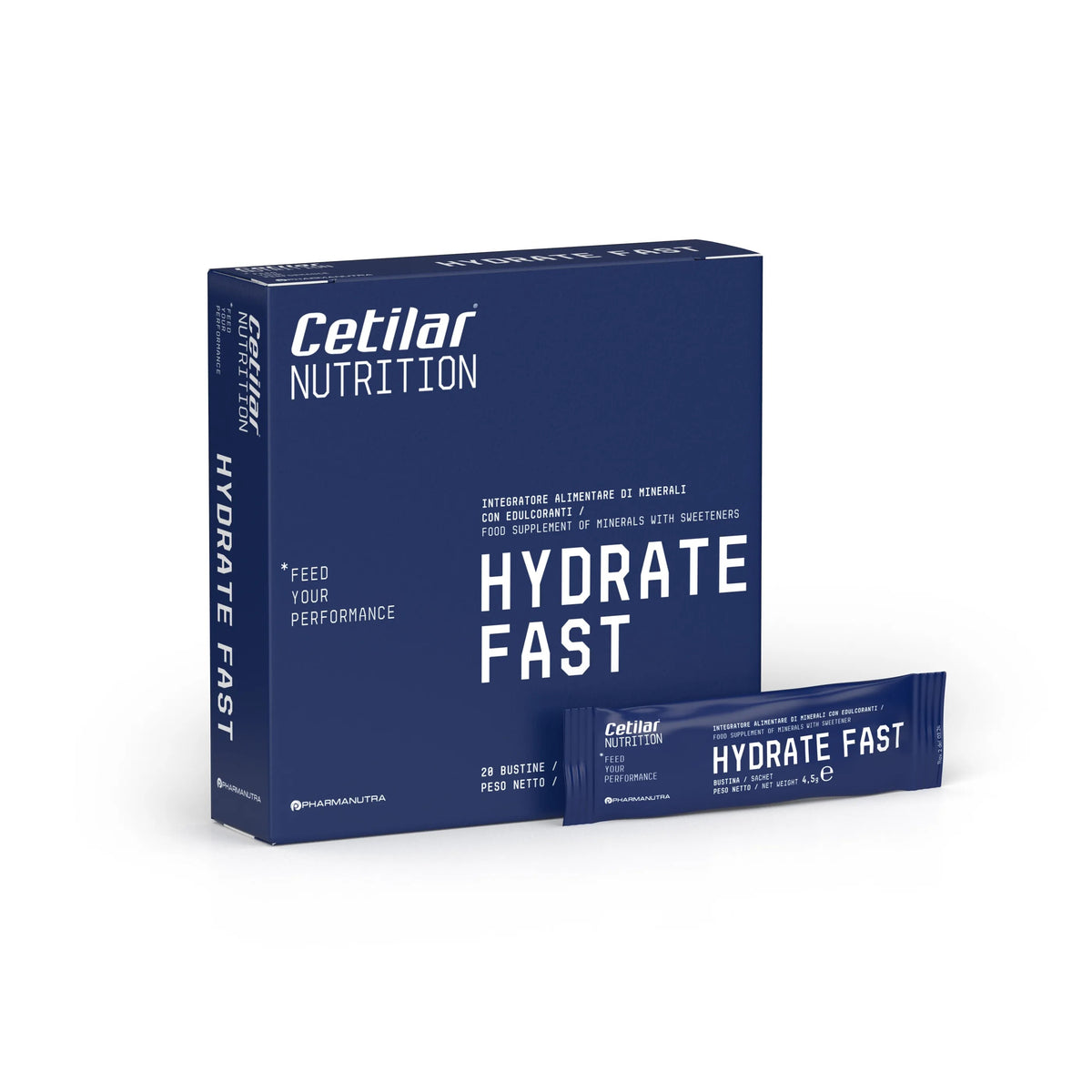 HYDRATE FAST CETILAR 20 bustine da 4,5g.GUSTO AGRUMI