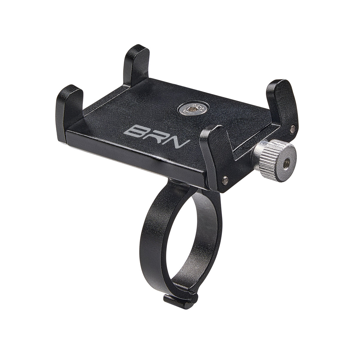 PORTA SMARTPHONE BRN REGOLABILE L IN ALLUMINIO NERO