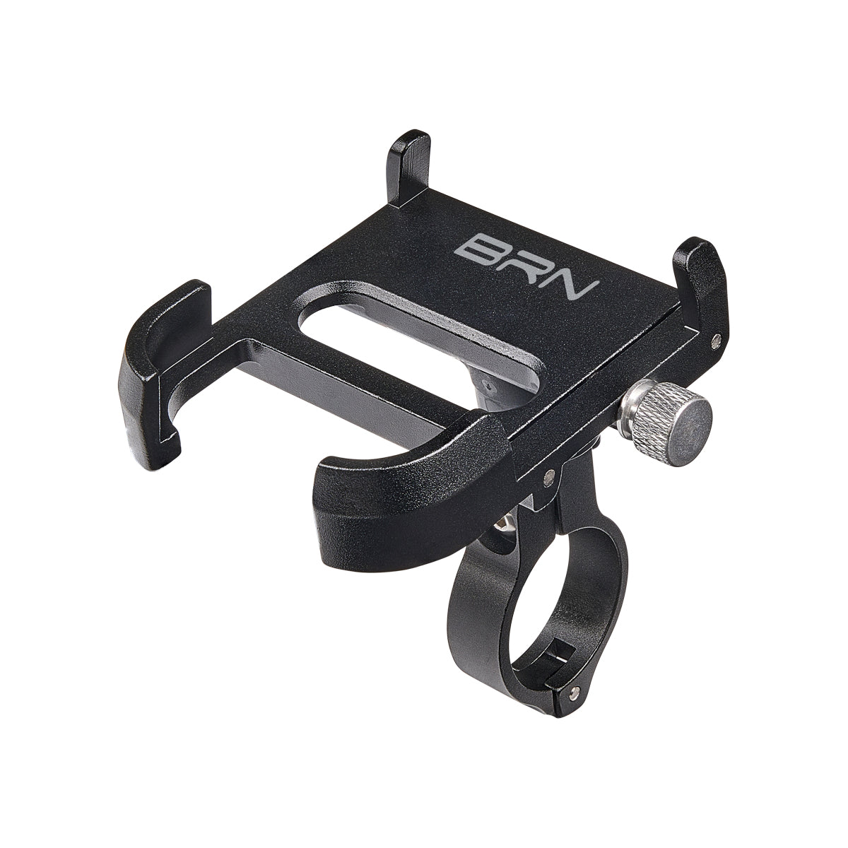 PORTA SMARTPHONE BRN REGOLABILE XL IN ALLUMINIO NERO