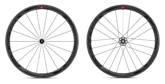 RUOTE FULCRUM WIND 40C C17 cl. front - rear HG11