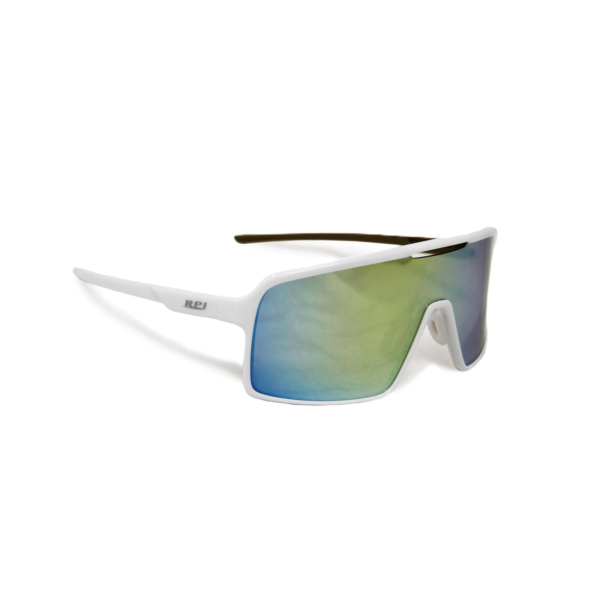 OCCHIALI RPJ YONDER WHITE SHINY/INNER OLIVE MLS GOLD