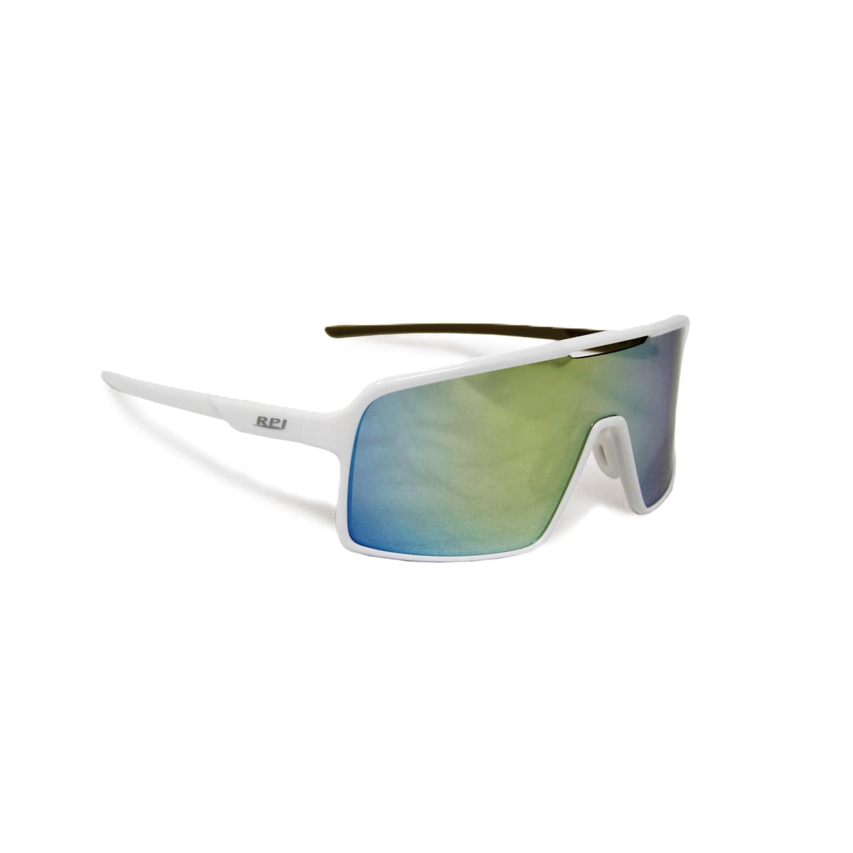 OCCHIALI RPJ YONDER WHITE SHINY/INNER OLIVE MLS GOLD