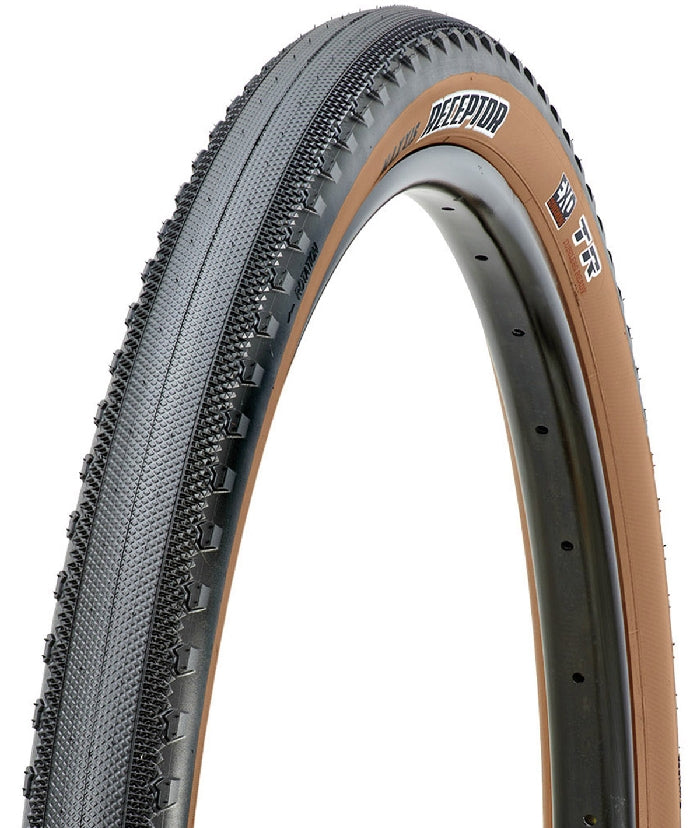 COPERTURA MAXXIS 700X40C RECEPTOR TR DUAL TANWALL NERO/PARA 120TPI PIEGHEVOLE
