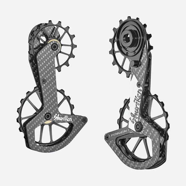 PULEGGIA TOKEN SHURIKEN OVERSIZED SRAM 15/19T CARBONIO