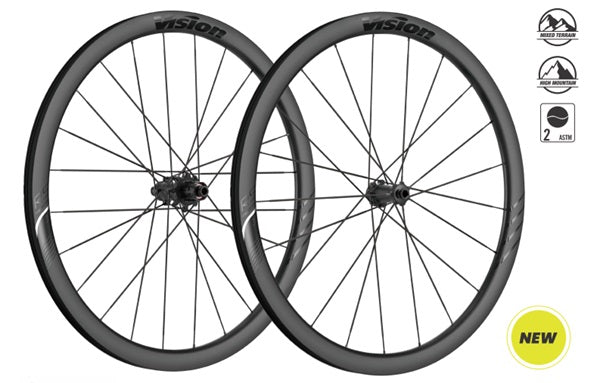 RUOTE VISION METRON 37 RS SL DB COPERTONCINO CENTERLOCK TUBELESS READY HG 11/12V B5