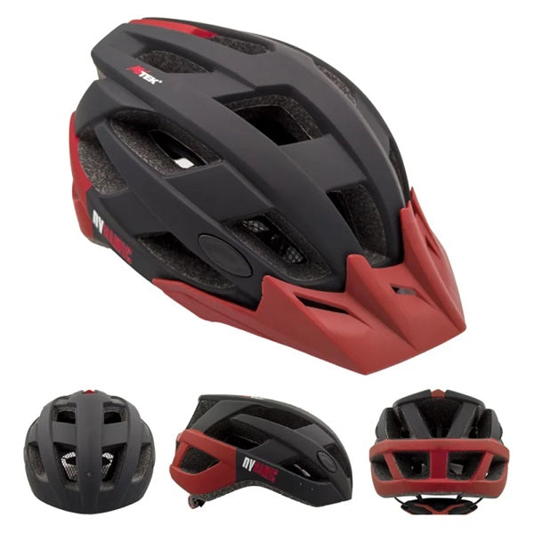 CASCO MVTEK DYNAMIC NERO-ROSSO