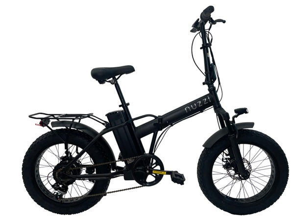 BICI ELETTRICA NUZZI 20 NERO OPACO ACCIAIO 13AH